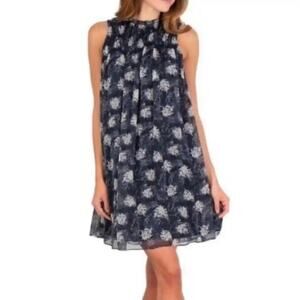 Joie Women’s Baltic Print Chiffon Fully Lined Swing Dress Size Large